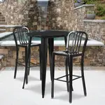 Flash Furniture CH-51090BH-2-30VRT-BK-GG