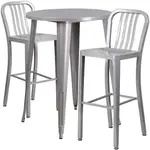 Flash Furniture CH-51090BH-2-30VRT-SIL-GG