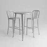 Flash Furniture CH-51090BH-2-30VRT-SIL-GG