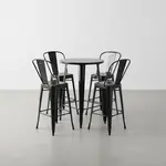 Flash Furniture CH-51090BH-4-30CAFE-BK-GG