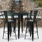 Flash Furniture CH-51090BH-4-30CAFE-BK-GG