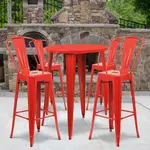 Flash Furniture CH-51090BH-4-30CAFE-RED-GG