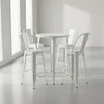 Flash Furniture CH-51090BH-4-30CAFE-WH-GG