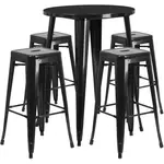 Flash Furniture CH-51090BH-4-30SQST-BK-GG