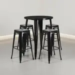 Flash Furniture CH-51090BH-4-30SQST-BK-GG