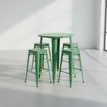 Flash Furniture CH-51090BH-4-30SQST-GN-GG