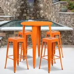 Flash Furniture CH-51090BH-4-30SQST-OR-GG