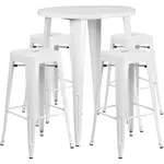 Flash Furniture CH-51090BH-4-30SQST-WH-GG