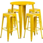 Flash Furniture CH-51090BH-4-30SQST-YL-GG