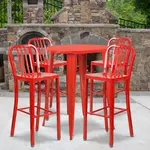 Flash Furniture CH-51090BH-4-30VRT-RED-GG