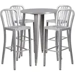 Flash Furniture CH-51090BH-4-30VRT-SIL-GG