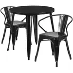 Flash Furniture CH-51090TH-2-18ARM-BK-GG