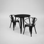 Flash Furniture CH-51090TH-2-18ARM-BK-GG