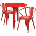 Flash Furniture CH-51090TH-2-18ARM-RED-GG
