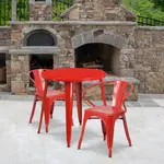 Flash Furniture CH-51090TH-2-18ARM-RED-GG