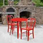 Flash Furniture CH-51090TH-2-18VRT-RED-GG