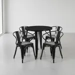 Flash Furniture CH-51090TH-4-18ARM-BK-GG