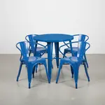 Flash Furniture CH-51090TH-4-18ARM-BL-GG