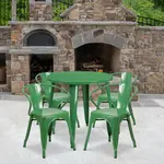 Flash Furniture CH-51090TH-4-18ARM-GN-GG