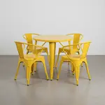 Flash Furniture CH-51090TH-4-18ARM-YL-GG