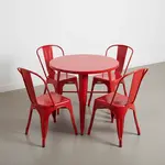 Flash Furniture CH-51090TH-4-18CAFE-RED-GG