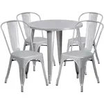 Flash Furniture CH-51090TH-4-18CAFE-SIL-GG