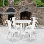 Flash Furniture CH-51090TH-4-18CAFE-WH-GG