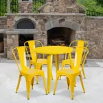 Flash Furniture CH-51090TH-4-18CAFE-YL-GG