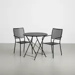 Flash Furniture CO-30RDF-02CHR2-BK-GG