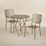 Flash Furniture CO-30RDF-02CHR2-GD-GG