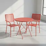 Flash Furniture CO-30RDF-02CHR2-RED-GG