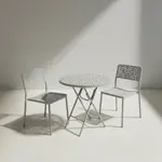 Flash Furniture CO-30RDF-02CHR2-SIL-GG