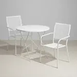 Flash Furniture CO-30RDF-02CHR2-WH-GG