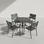 Flash Furniture CO-30RDF-02CHR4-BK-GG