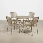 Flash Furniture CO-30RDF-02CHR4-GD-GG