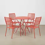 Flash Furniture CO-30RDF-02CHR4-RED-GG