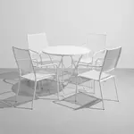 Flash Furniture CO-30RDF-02CHR4-WH-GG