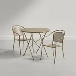 Flash Furniture CO-30RDF-03CHR2-GD-GG