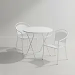 Flash Furniture CO-30RDF-03CHR2-WH-GG