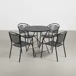 Flash Furniture CO-30RDF-03CHR4-BK-GG