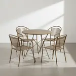 Flash Furniture CO-30RDF-03CHR4-GD-GG