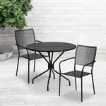 Flash Furniture CO-35RD-02CHR2-BK-GG