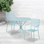Flash Furniture CO-35RD-02CHR2-SKY-GG