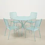 Flash Furniture CO-35RD-02CHR4-SKY-GG