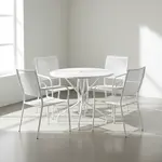 Flash Furniture CO-35RD-02CHR4-WH-GG