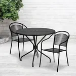Flash Furniture CO-35RD-03CHR2-BK-GG
