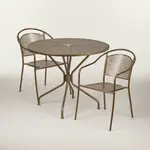 Flash Furniture CO-35RD-03CHR2-GD-GG