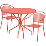 Flash Furniture CO-35RD-03CHR2-RED-GG