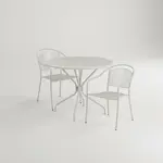 Flash Furniture CO-35RD-03CHR2-SIL-GG