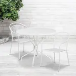 Flash Furniture CO-35RD-03CHR2-WH-GG